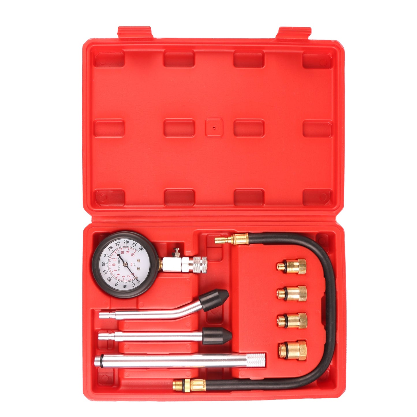 echtools EC1519 Kompressionsprüfer 0-20 bar oder 0-300 psi Verdichtungsmesser für KFZ Benzinmotor