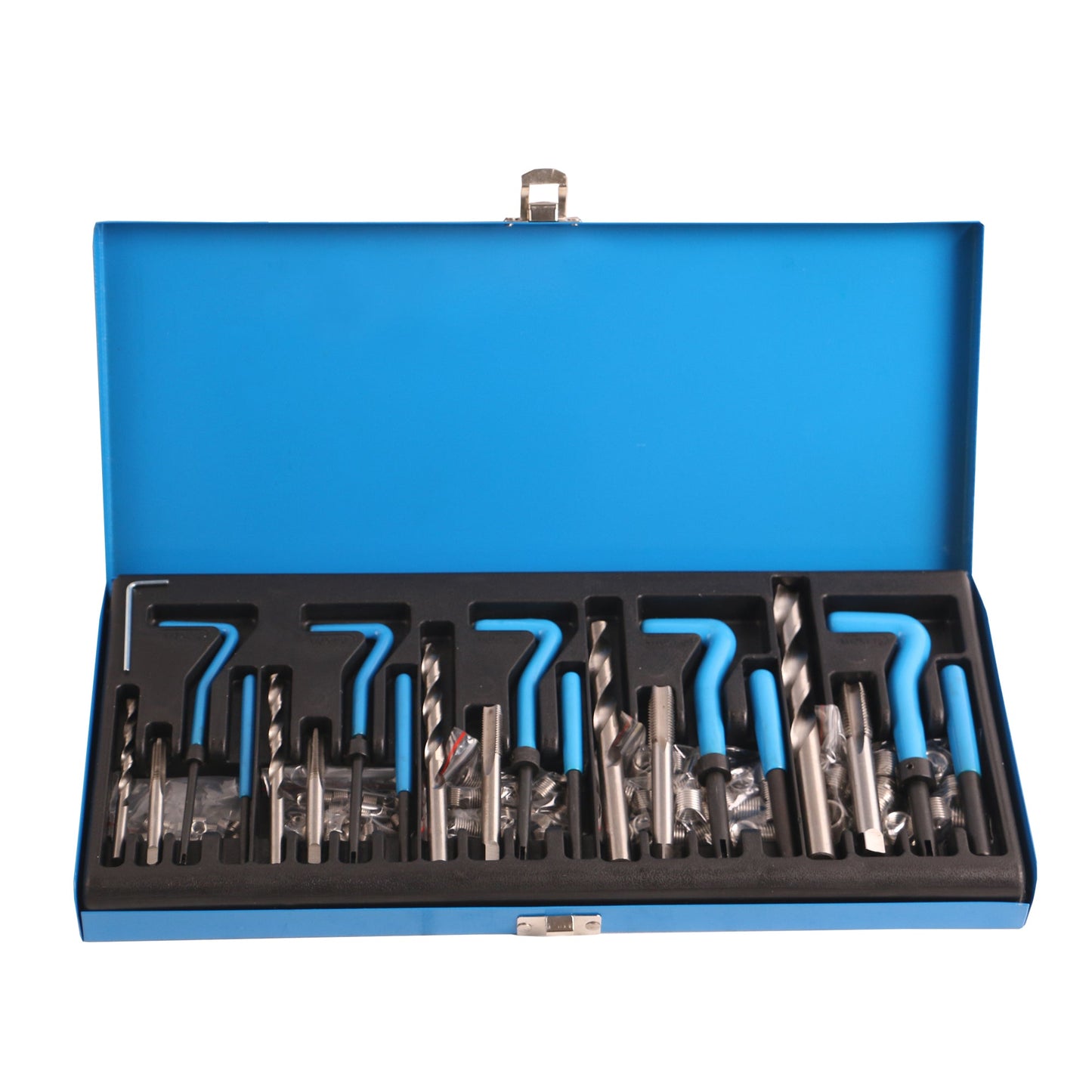 EC1804 131 tlg Gewinde Reparatur Set Gewindeeinsatz Werkzeug Satz M5 M6 M8 M10 M12
