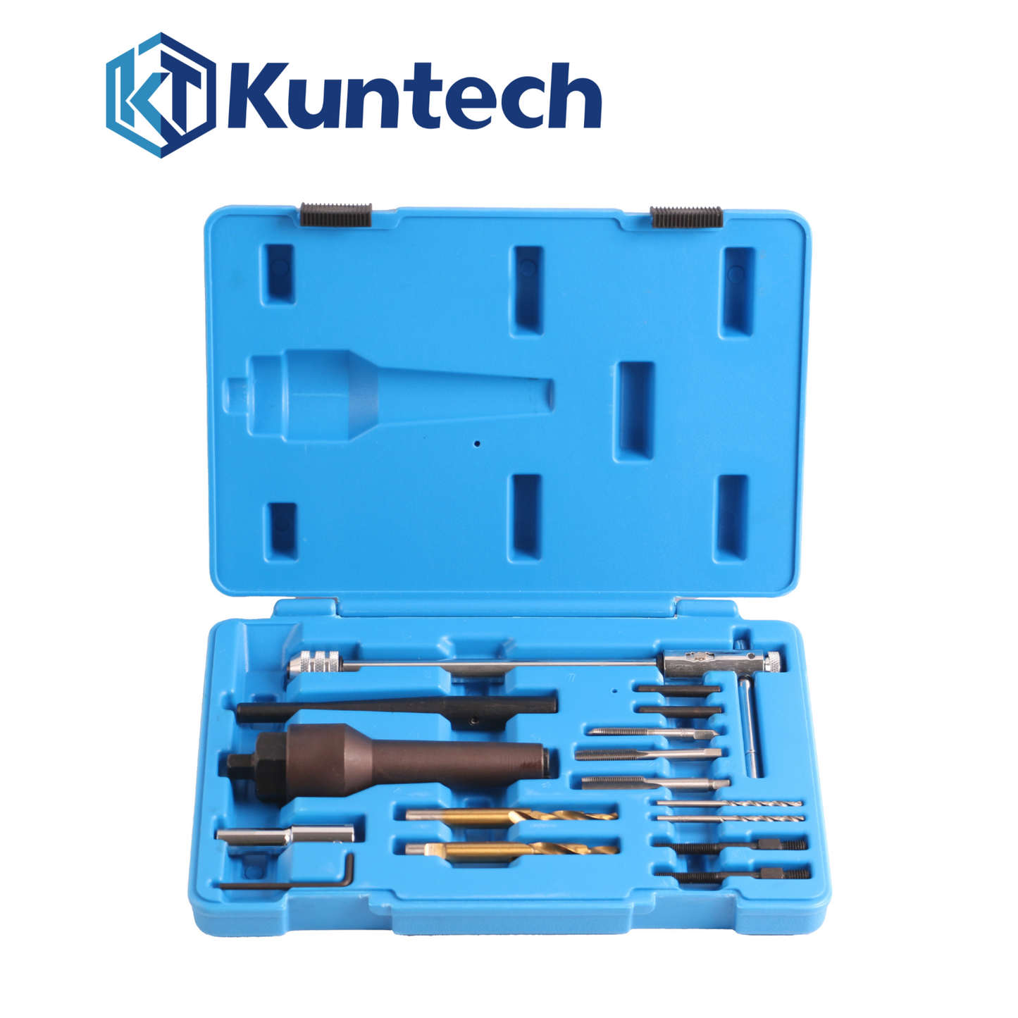 16-tlg. Glühkerzen-Ausbau und Gewinde-Reparatur-Satz M8 M100