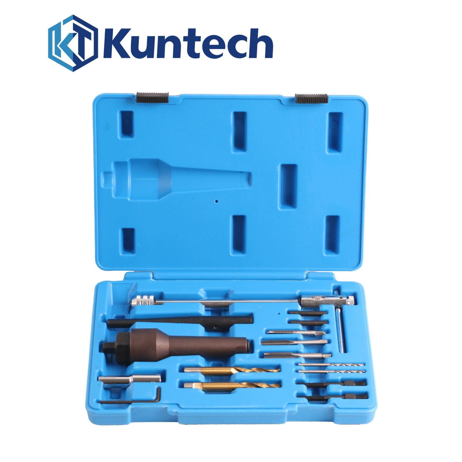 16-tlg. Glühkerzen-Ausbau und Gewinde-Reparatur-Satz M8 M100