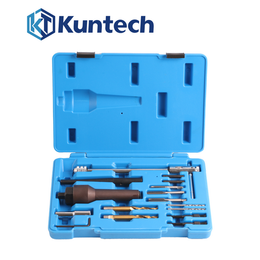 16-tlg. Glühkerzen-Ausbau und Gewinde-Reparatur-Satz M8 M100
