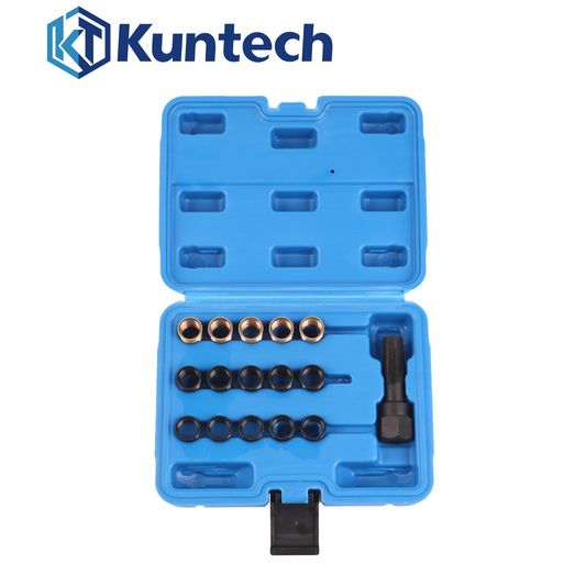 Zündkerzen Gewinde Reparatur Satz M14x1.25 Ersatzgewinde Bohrer Gewindehülse Kfz0