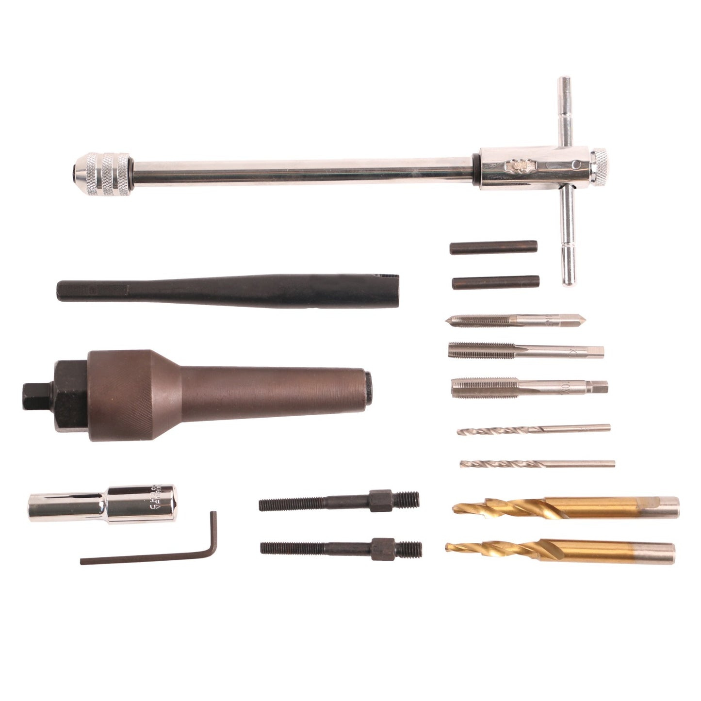 16-tlg. Glühkerzen-Ausbau und Gewinde-Reparatur-Satz M8 M101