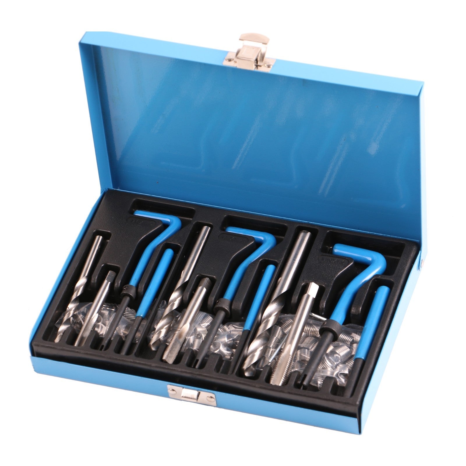 88 tlg. Gewinde Reparatur Werkzeug KFZ Satz HSS Bohrgewinde M6 M8 M102