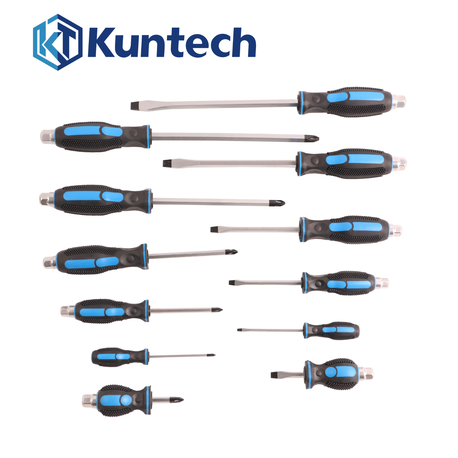 SCHRAUBENDREHER SATZ 12-tlg. MAGNET SCHRAUBENZIEHER KREUZ SCHLITZ WERKZEUG0