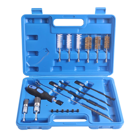 echtools EC1405 19tlg. EINSPRITZDÜSEN DICHTSITZ WERKZEUG SATZ INJEKTOR SCHACHT REINIGUNG SET