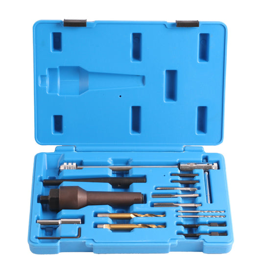echtools EC1412 16-tlg. Glühkerzen-Ausbau und Gewinde-Reparatur-Satz M8 M10