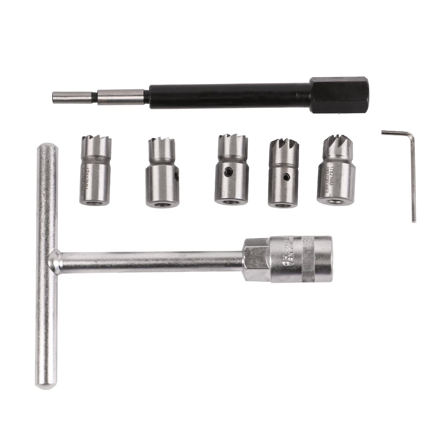 echtools EC1430 Diesel-Injektor-Sitzfräser-Reiniger, Universal-Injektor-Reibahle, 7-tlg.