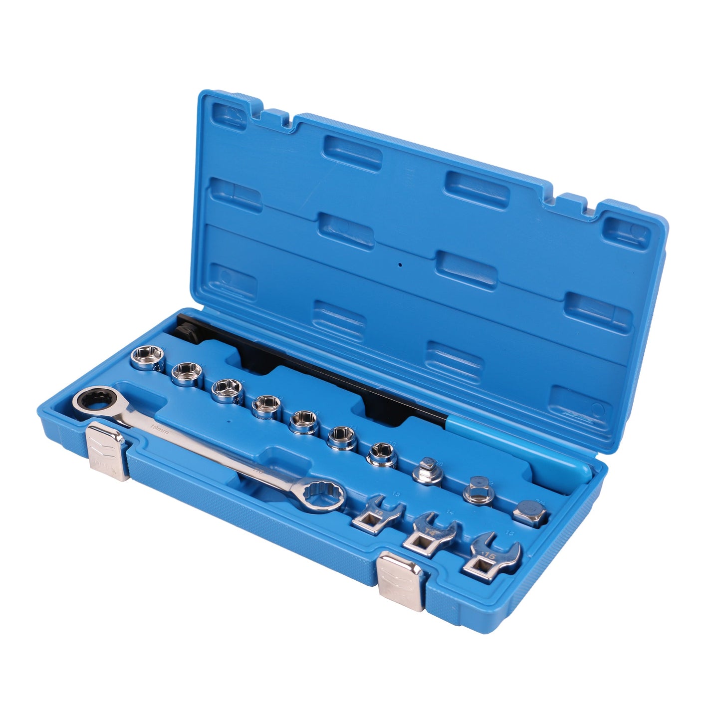 echtools EC1451 15 PCS Ratschen Serpentinriemen Werkzeug Set – Keilrippenriemen Spanner Entfernen