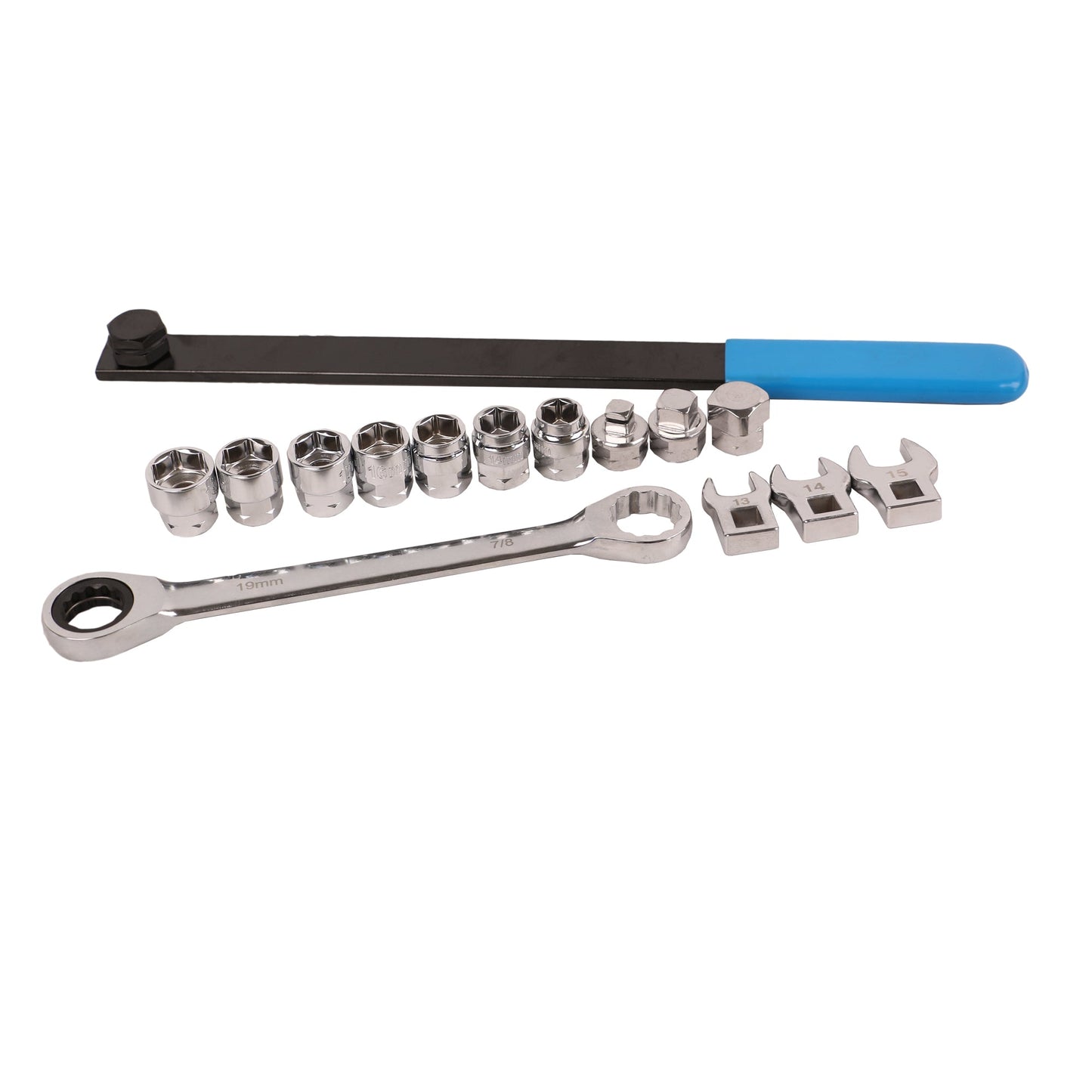 echtools EC1451 15 PCS Ratschen Serpentinriemen Werkzeug Set – Keilrippenriemen Spanner Entfernen