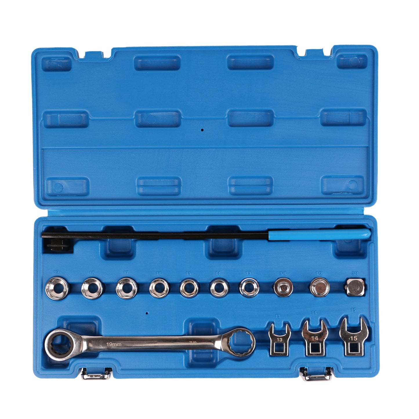 echtools EC1451 15 PCS Ratschen Serpentinriemen Werkzeug Set – Keilrippenriemen Spanner Entfernen