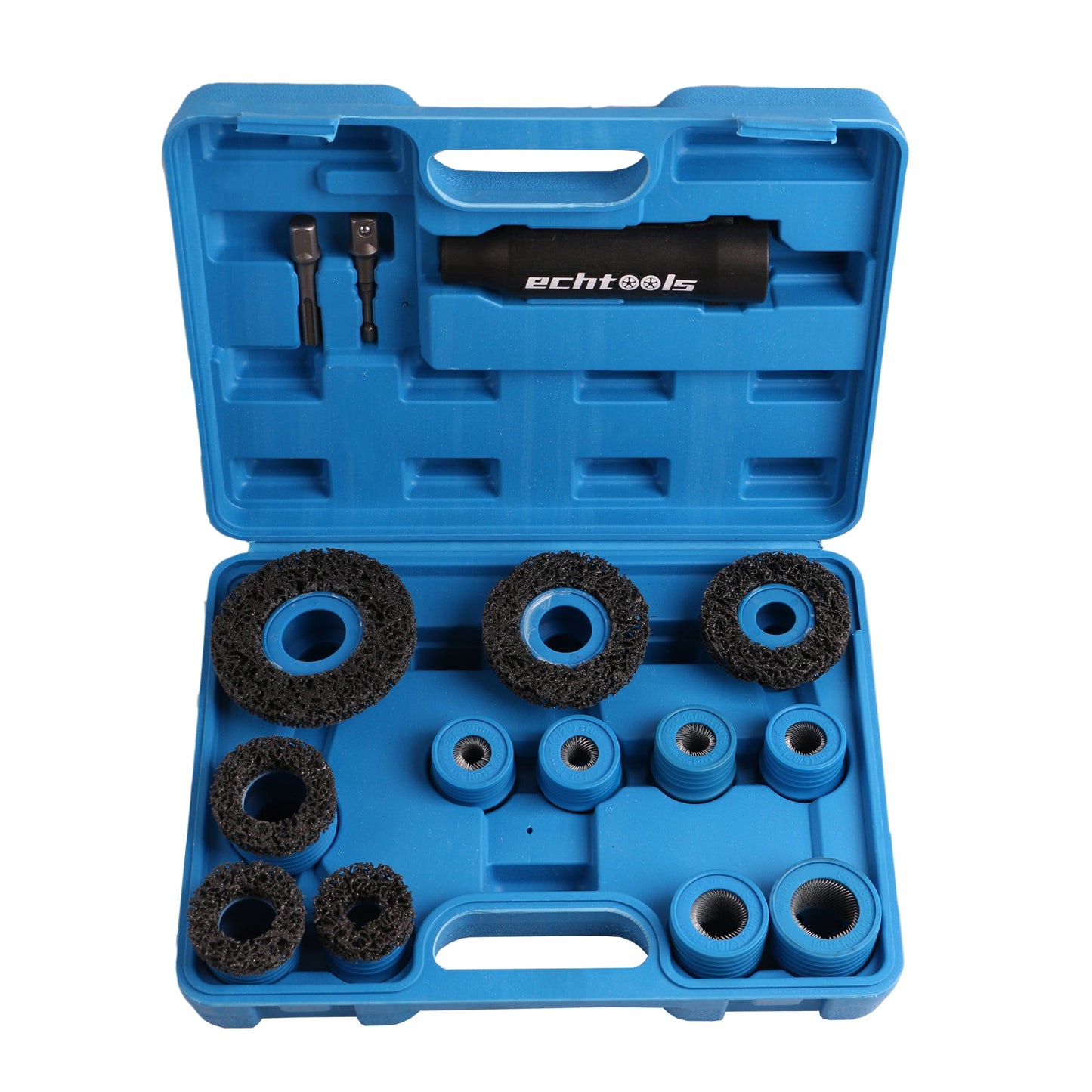 echtools EC1453 Radbolzen-Schleifer Set M12-M28 Radnaben Reinigung Rost Entferner Bremscheiben