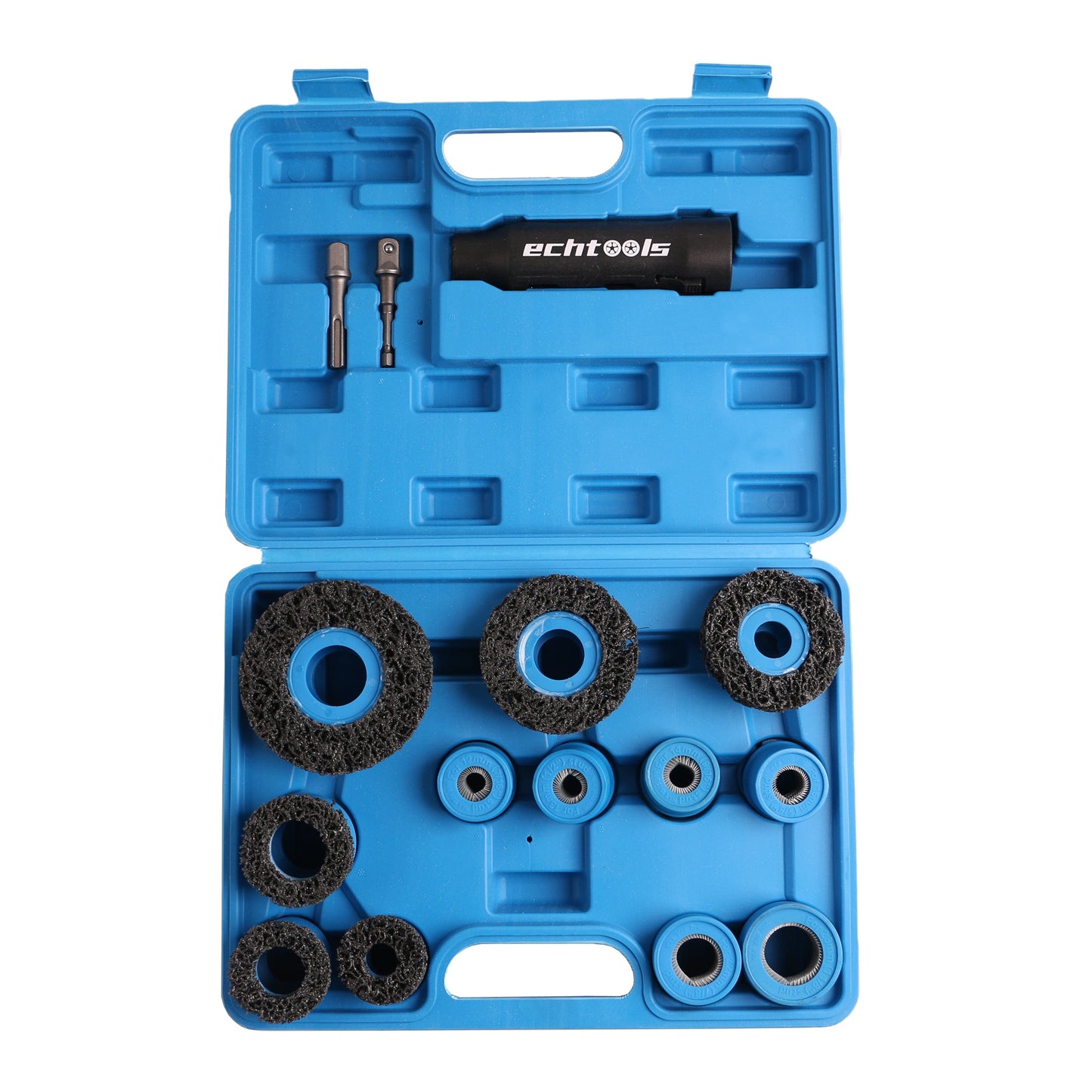 echtools EC1453 Radbolzen-Schleifer Set M12-M28 Radnaben Reinigung Rost Entferner Bremscheiben