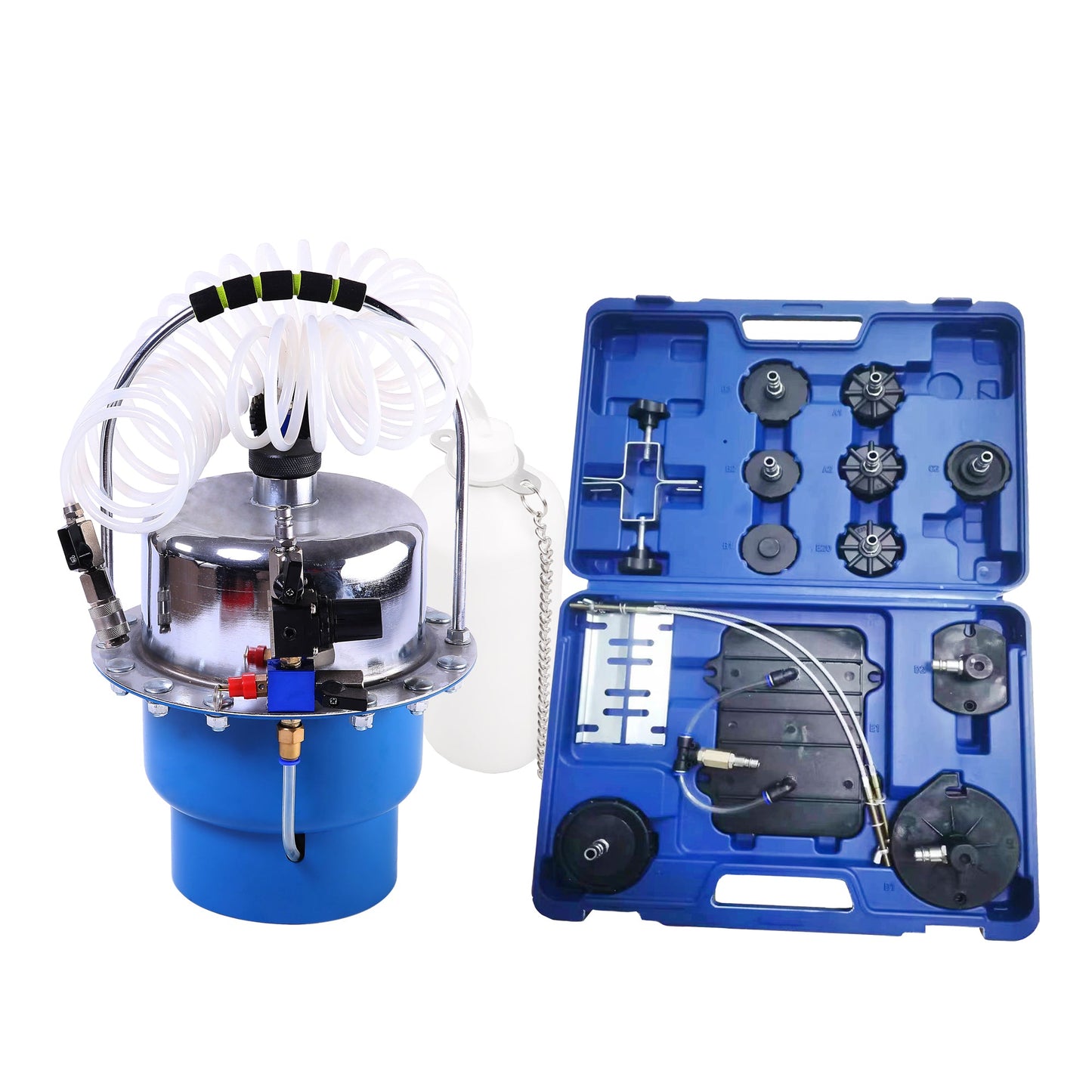 echtools EC1504 BREMSENENTLÜFTUNGSGERÄT 5 LITER DRUCKLUFT BREMSENENTLÜFTER + KFZ ADAPTER