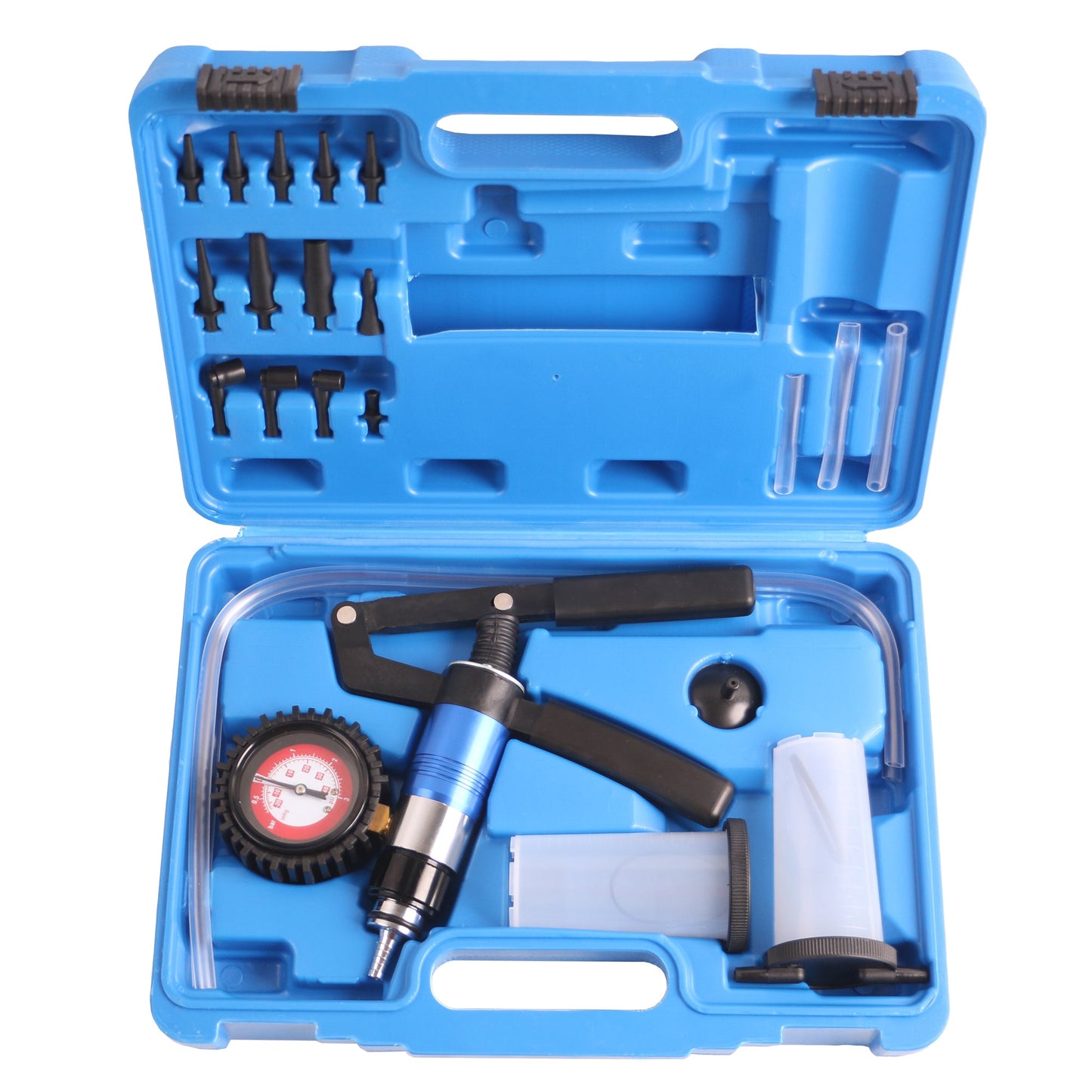 echtools EC1506 Vakuum Druckpumpen-Satz, Vakuum Tester, Bremsenentlüfter, Pumpe inkl. Adapter
