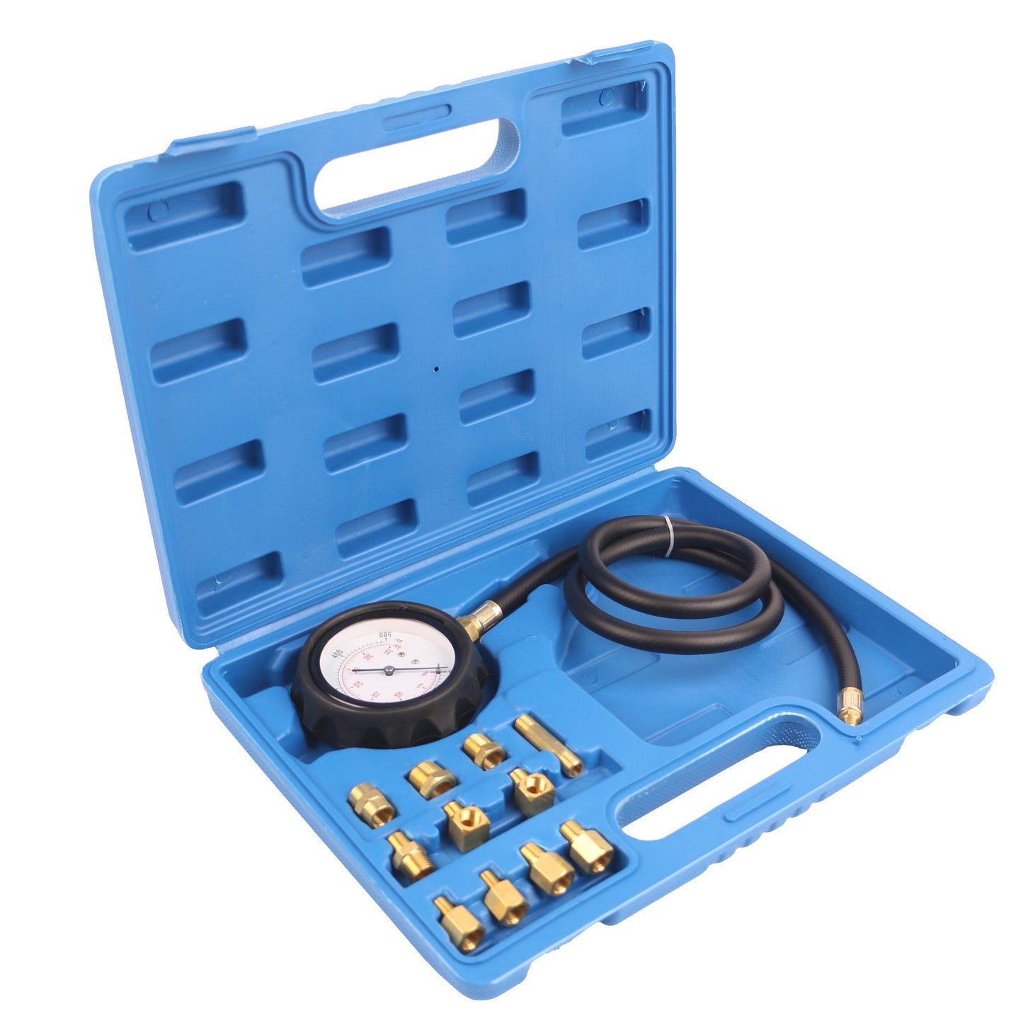 echtools EC1514 13tlg. Motor Öldruck Tester Öldruckprüfer Messgerät Öldrucktester Werkzeug Prüfer 0-35 bar