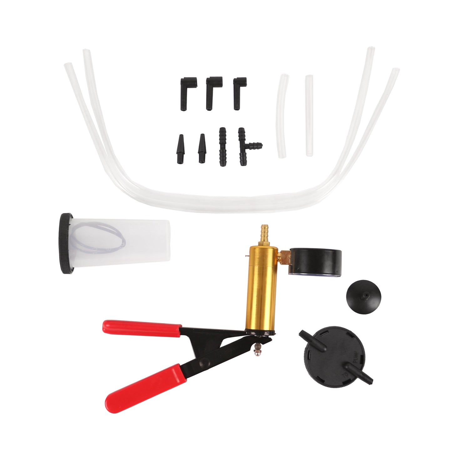 echtools EC1517 Vakuumpumpe Satz Hand KFZ Auto Bremsenentlüfter Vakuumtester Unterdruckpumpe