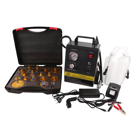 echtools EC1520 Elektrischer Bremsenentlüfter mit Akku Kupplung Entlüften Adapter Set