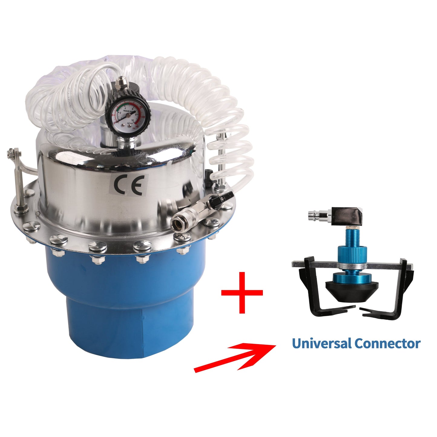 echtools EC1538 Lüfter Bremsen entlüften Bremsenentlüftungsgerät + ein Universal Adapter