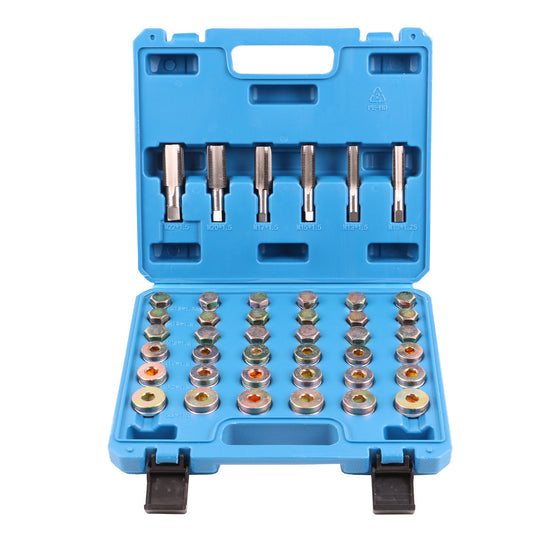 echtools EC1802 114tlg. Ölwannen Gewinde Reperatur Satz Ölablassschrauben M13 M15 M17 M20 M22