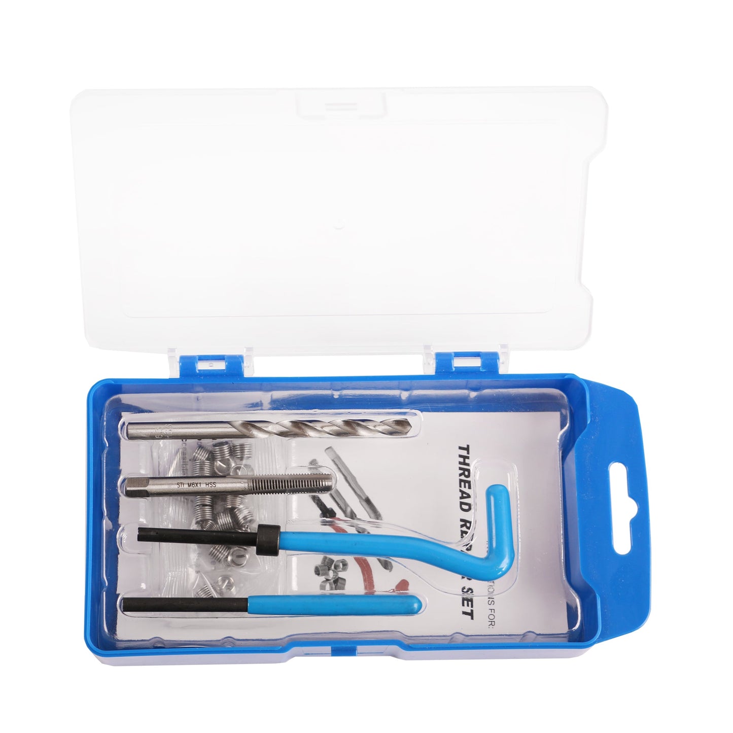 echtools EC1818 Gewinde Reparatur Satz M6x1.0 Gewindereparatur Gewindeeinsätze