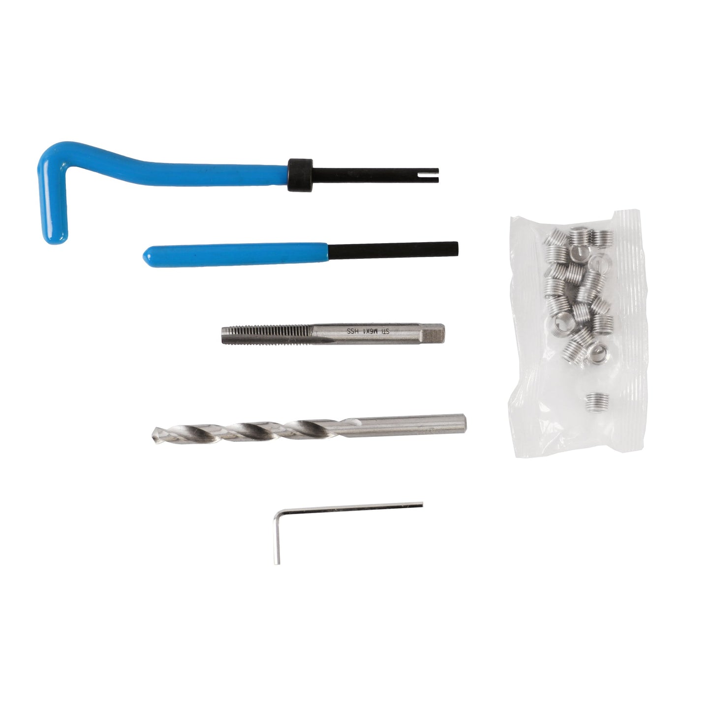 echtools EC1818 Gewinde Reparatur Satz M6x1.0 Gewindereparatur Gewindeeinsätze