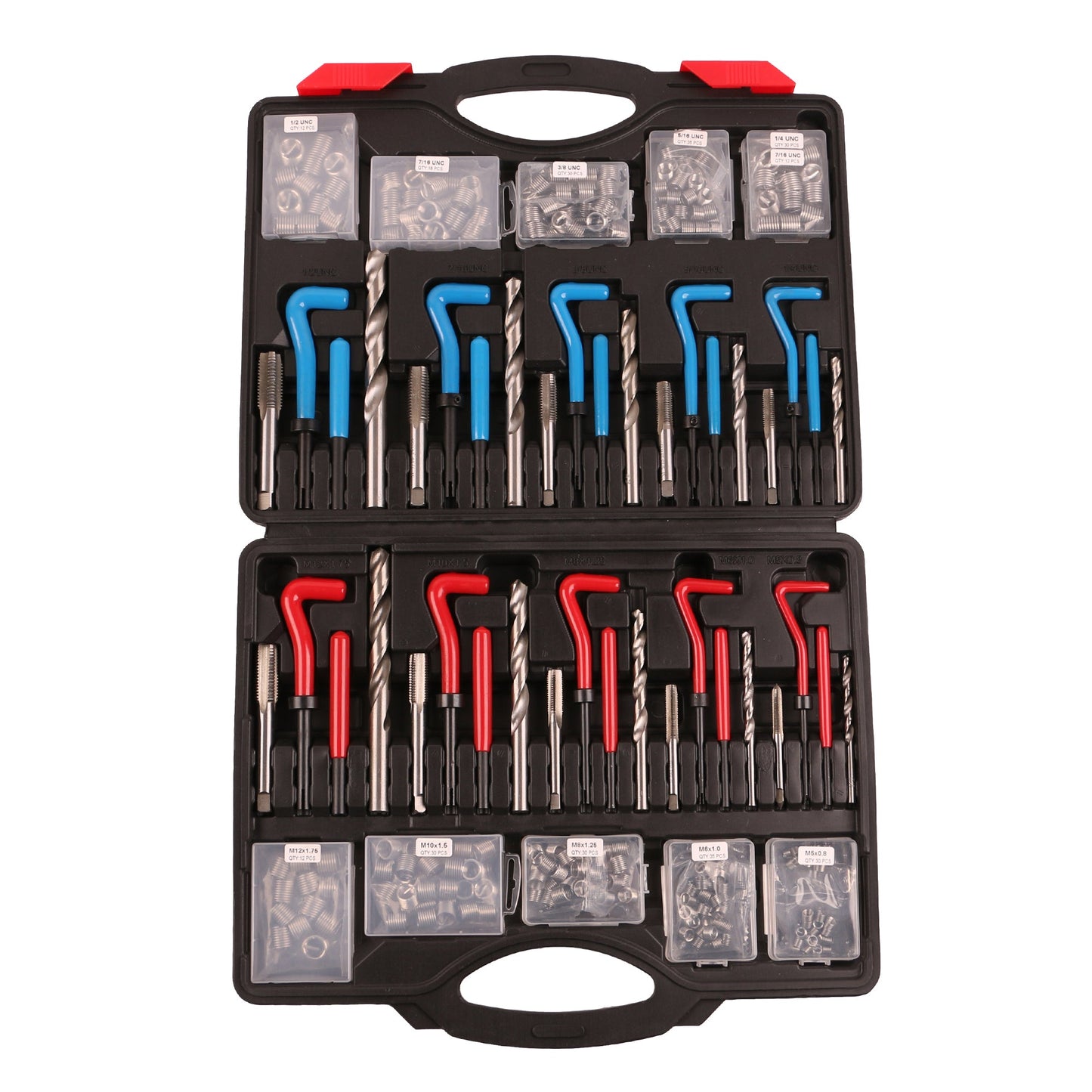 echtools EC1829 314 tlg Gewinde Reparatur Set Gewindeeinsatz Werkzeug Satz HSS Bohrer Metrisch & SAE