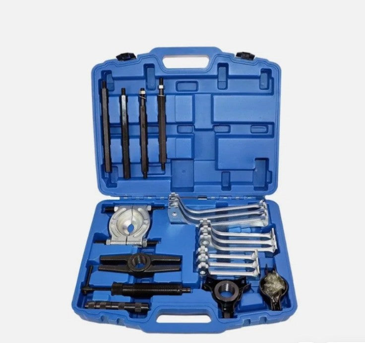 echtools EC1745 25tlg. HYDRAULISCHER ABZIEHER-SATZ 10T AUSDRÜCKER LAGER TRENNMESSER Verlängerungen